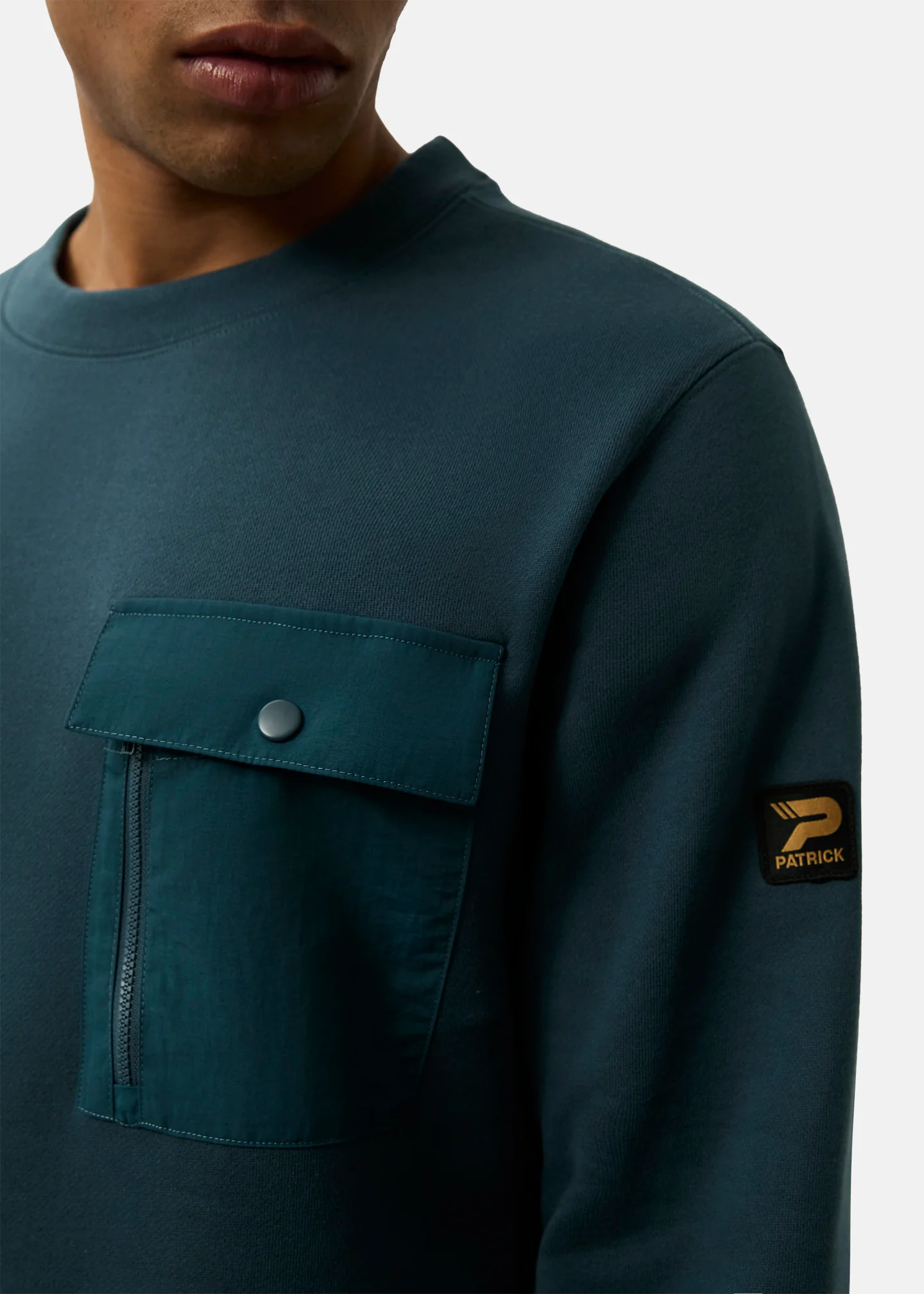 Archie Crew Sweat - Dark Blue - Image 4