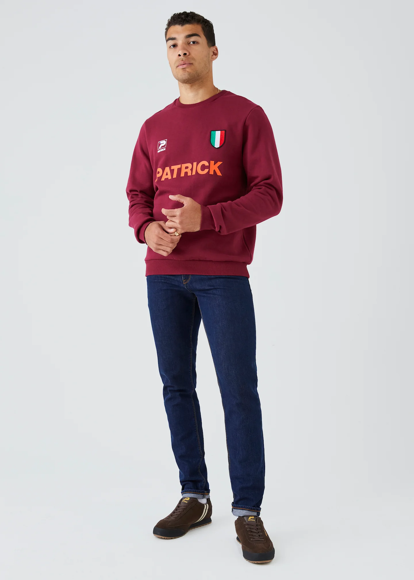 Dre Sweatshirt - Burgundy - Image 3