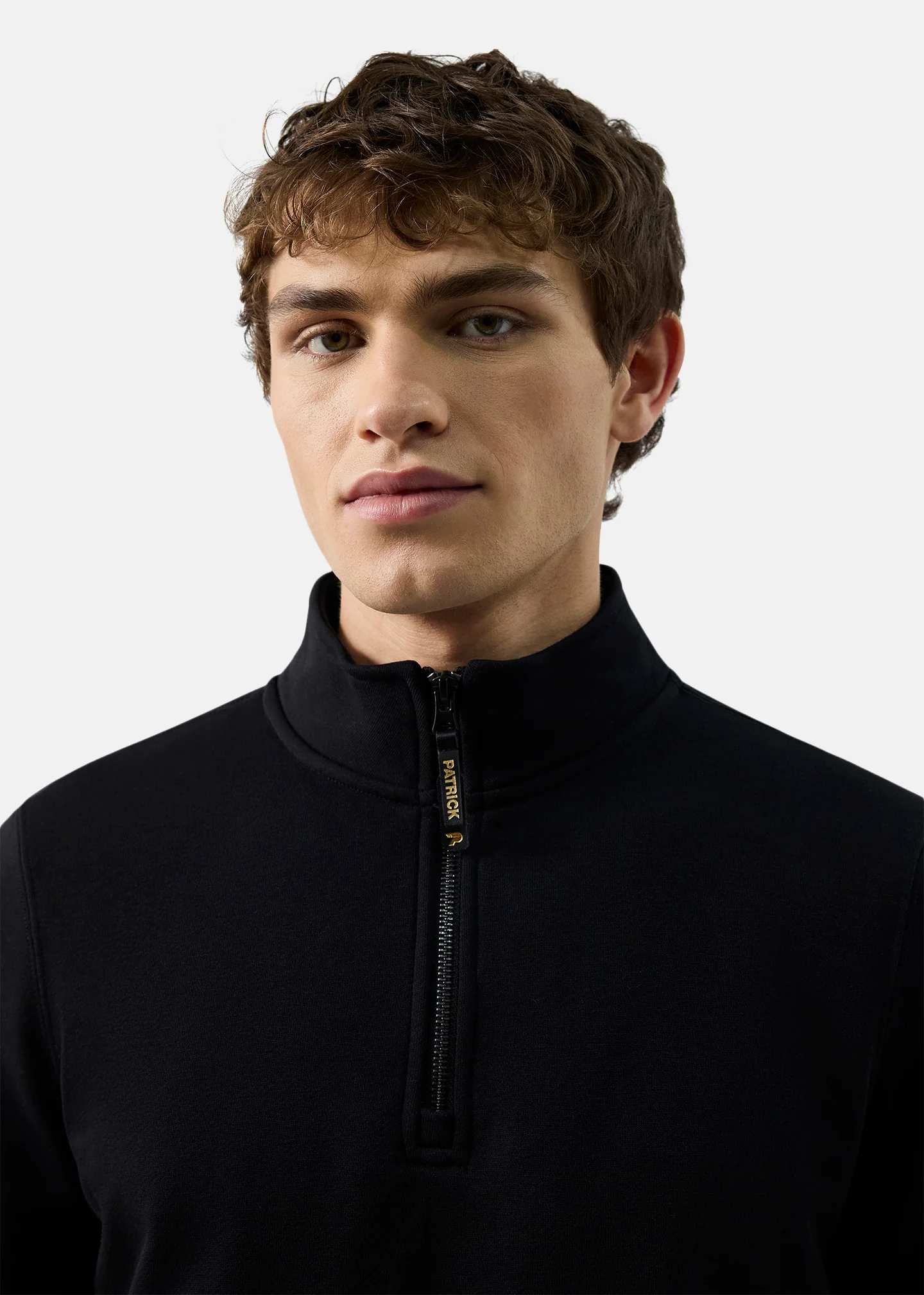 Harlem 1/4 Zip Top - Black - Image 4