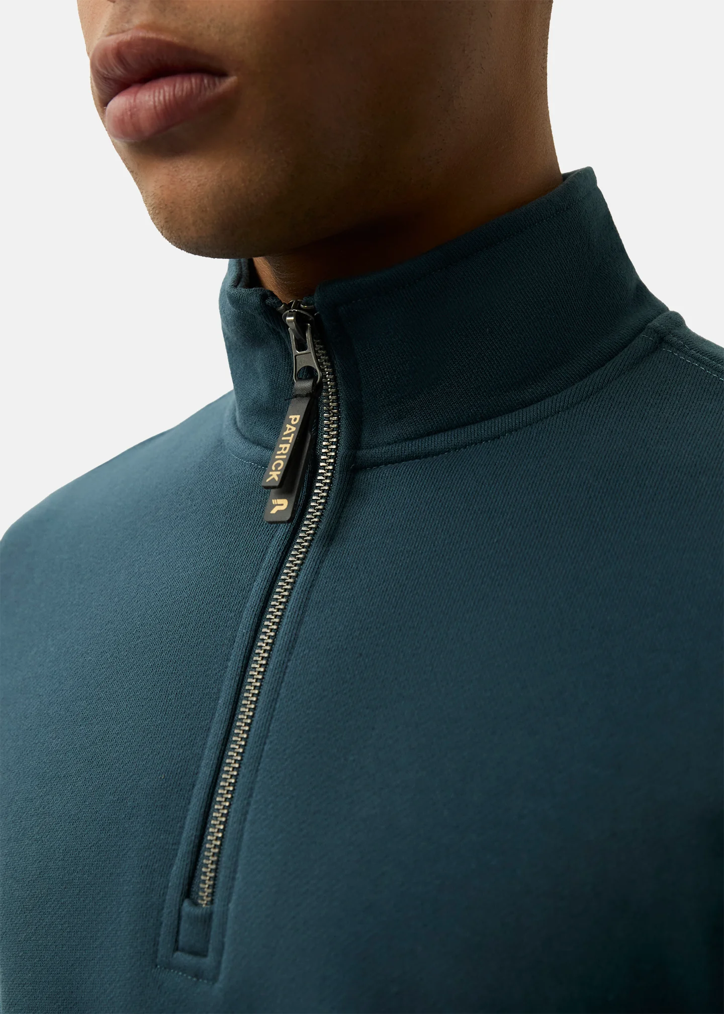 Harlem 1/4 Zip top - Dark Blue - Image 7
