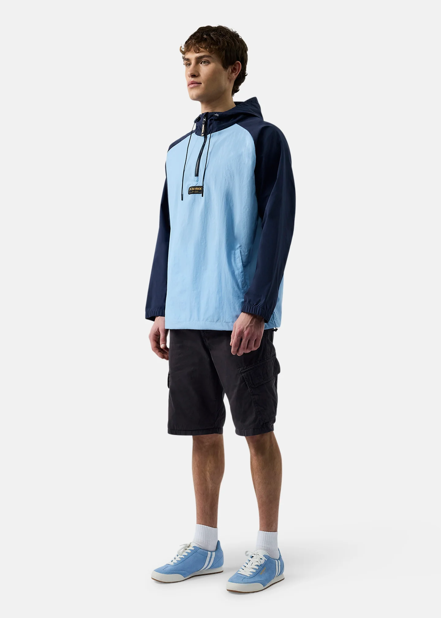 Lawson Overhead Jacket - Navy/Sky Blue - Image 3
