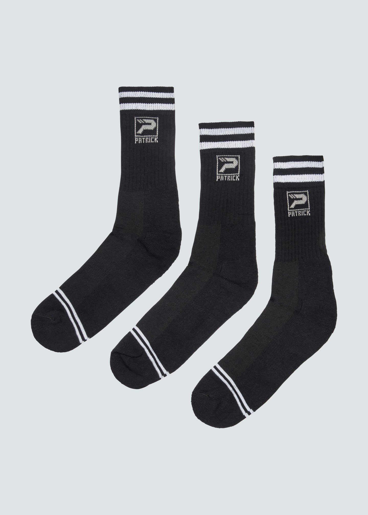 Liverpool Crew Sock 3 Pack - Black/White - Image 3