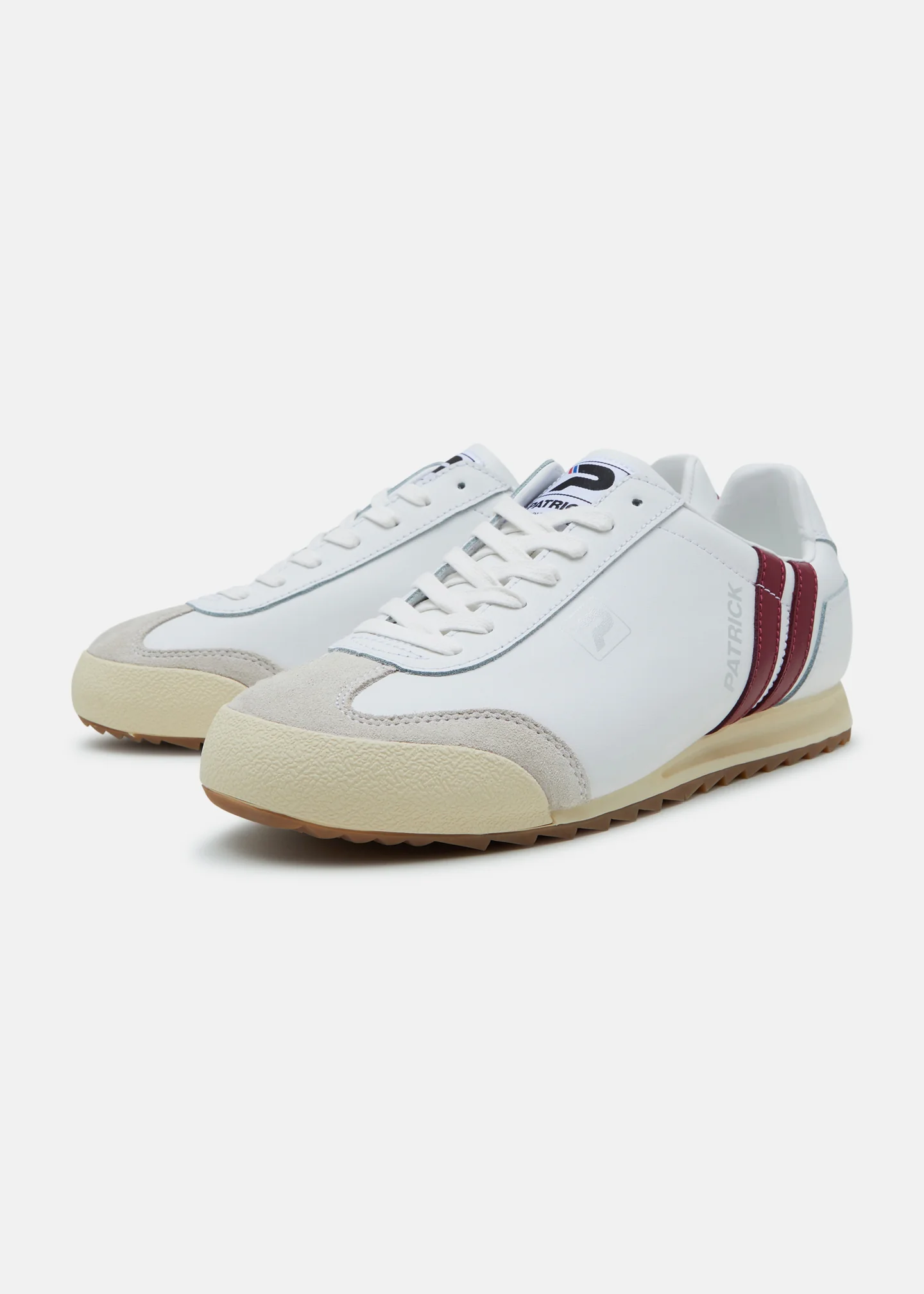 Liverpool Trainer - Off White/Burgundy - Image 2