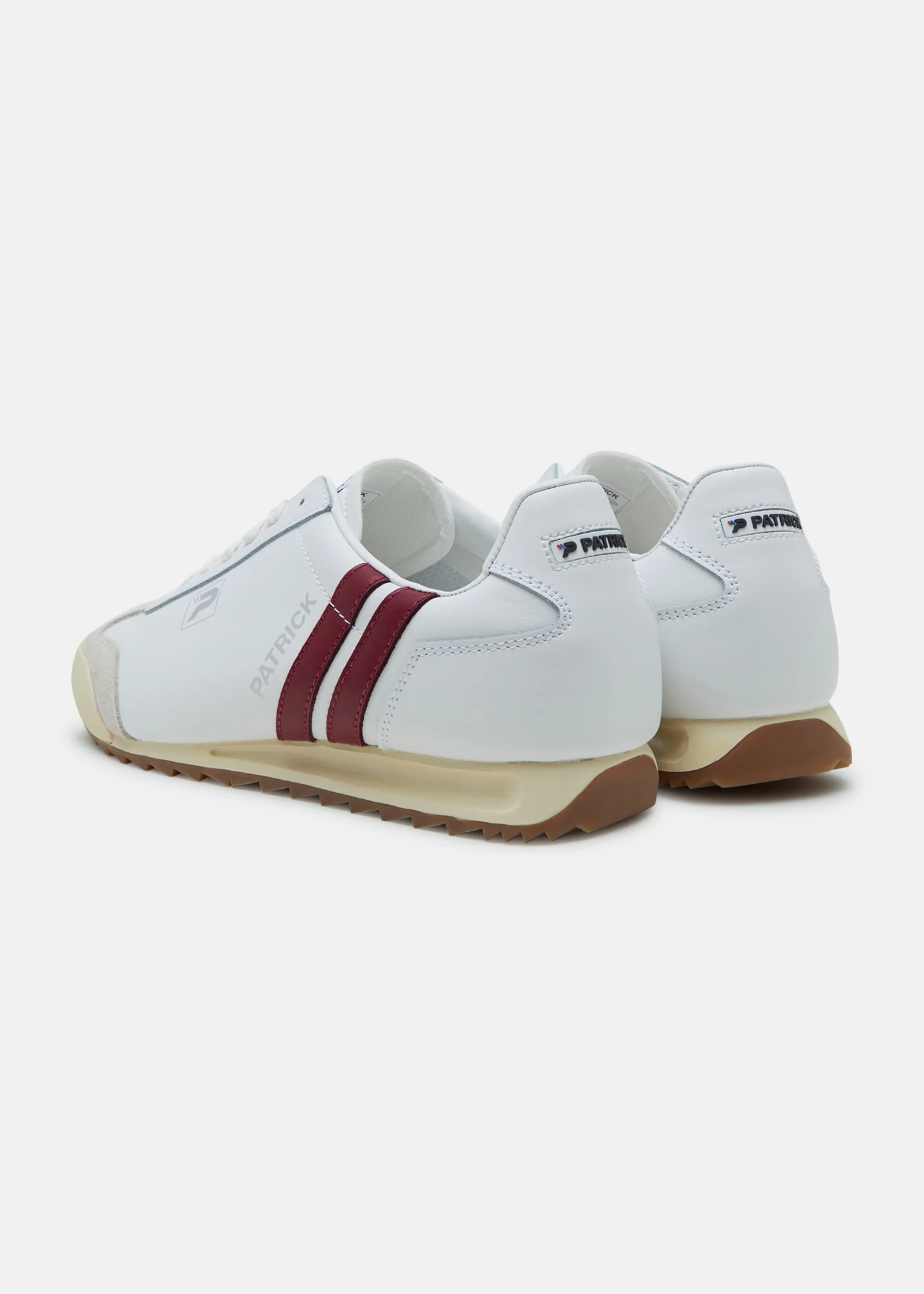 Liverpool Trainer - Off White/Burgundy - Image 3