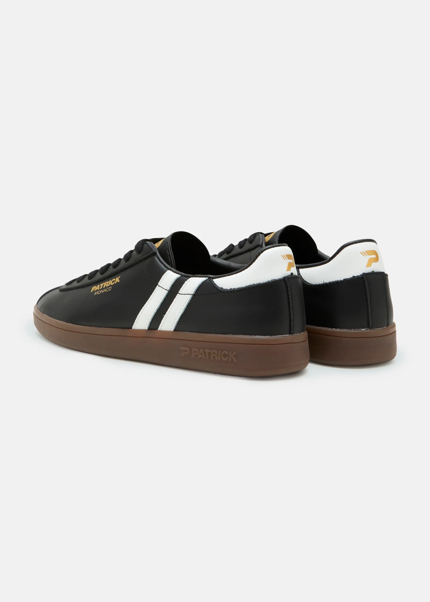 Monaco Cupsole - Black/White/Dark Gum - Image 3