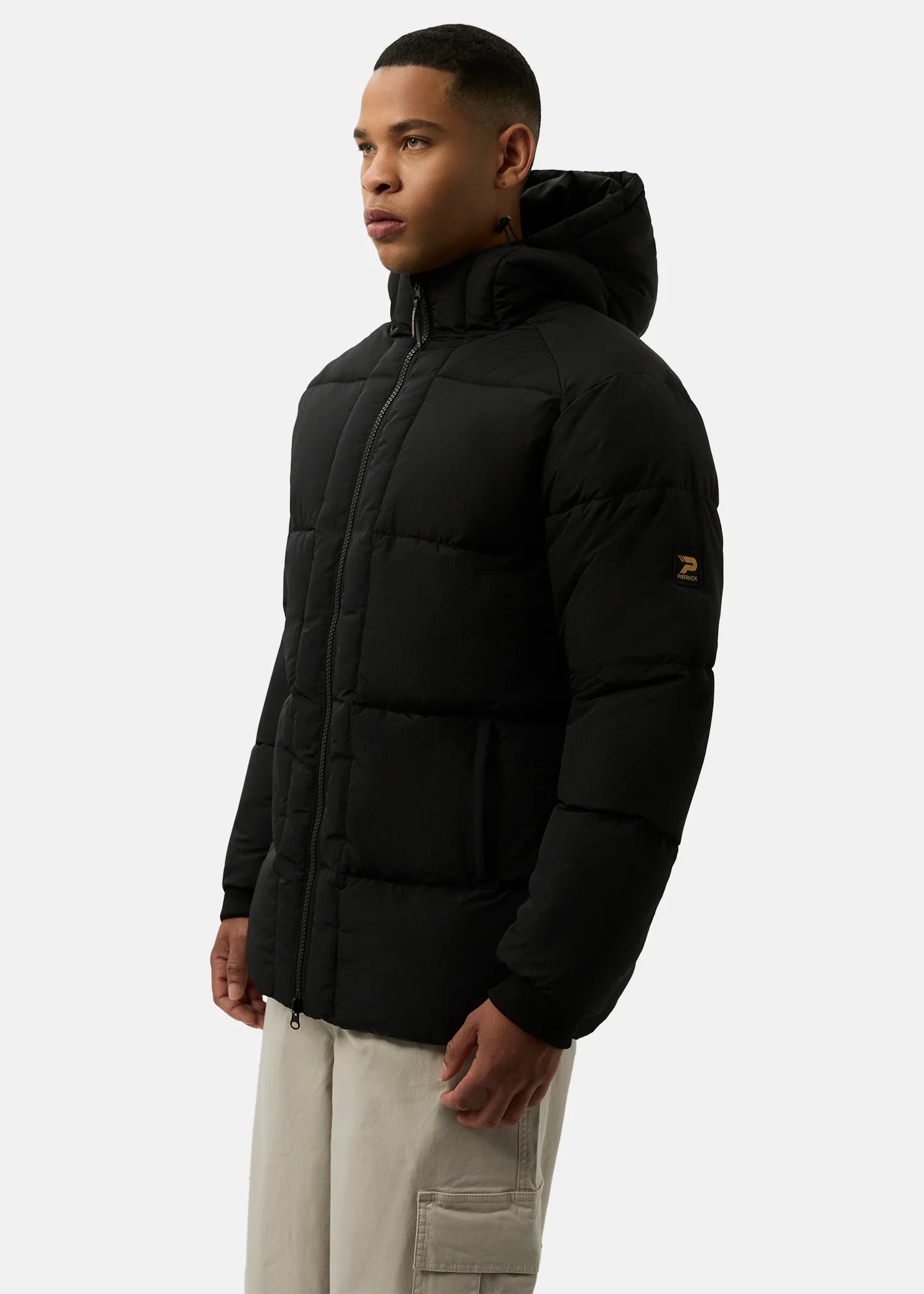 Noah Puffer Jacket - Black - Image 5
