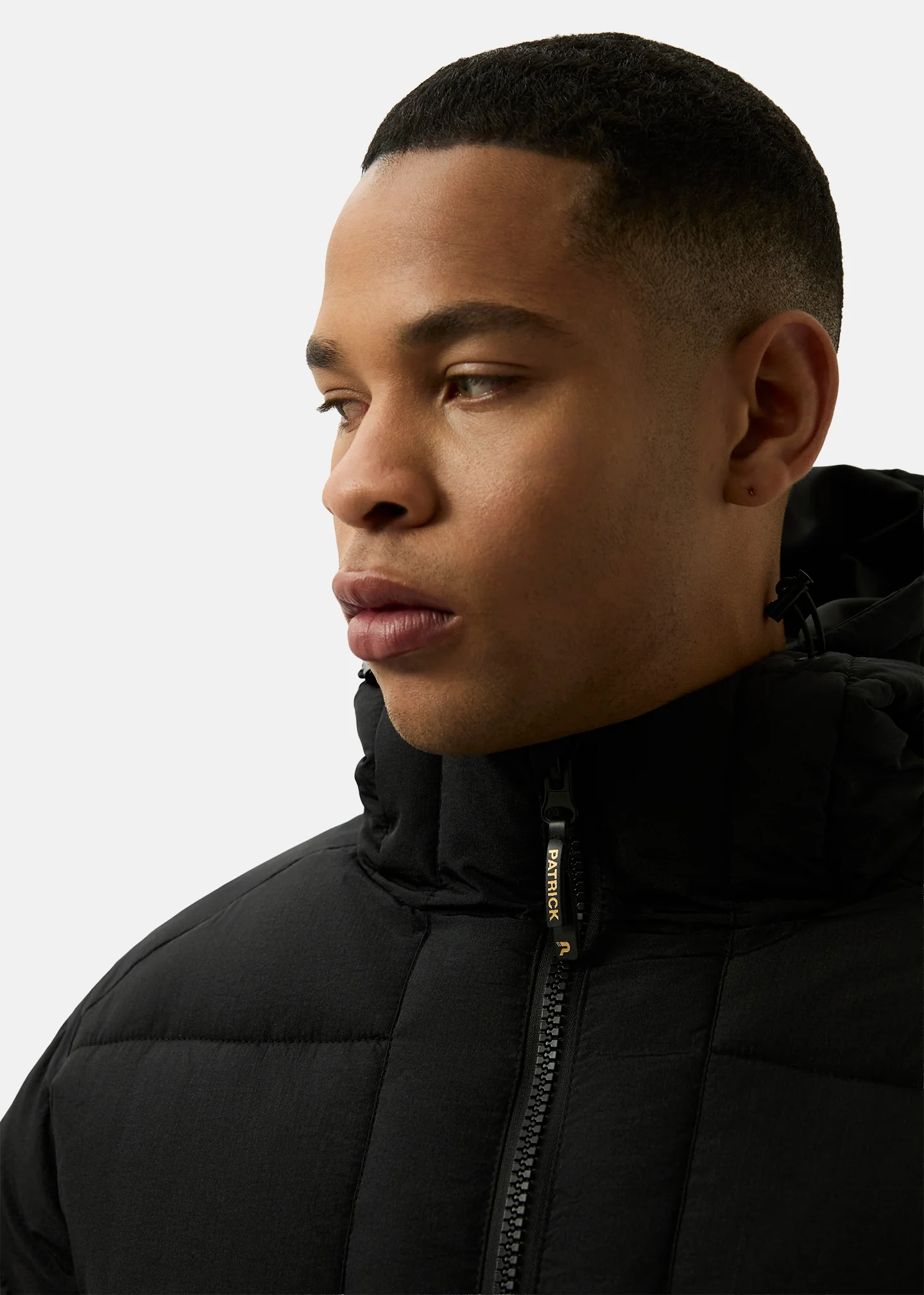 Noah Puffer Jacket - Black - Image 7