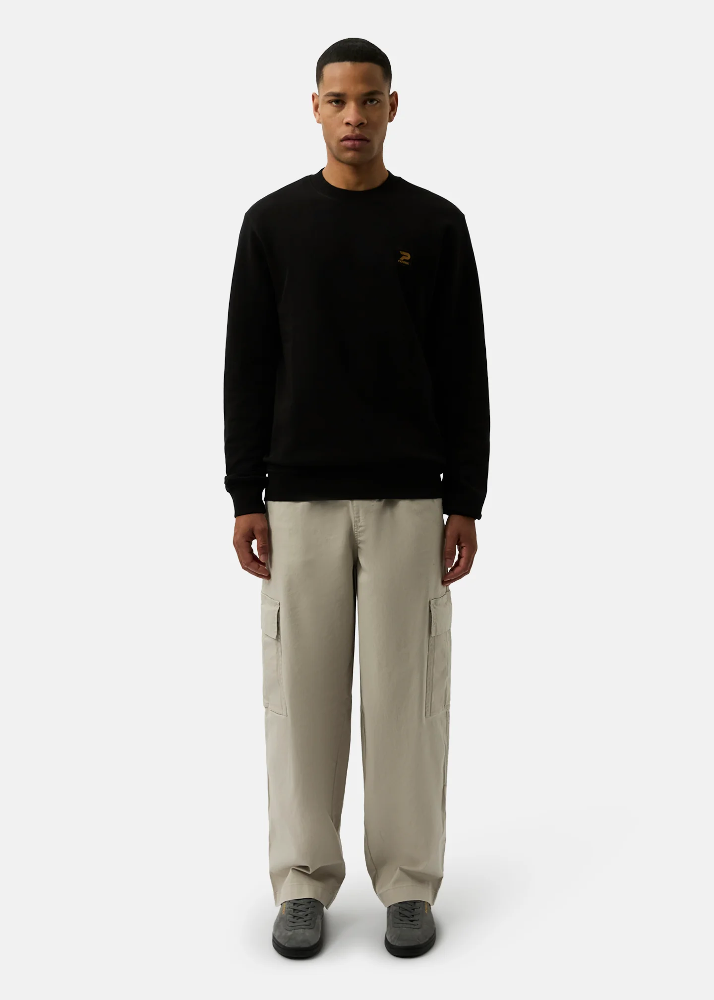 Oscar Crew Sweat - Black - Image 3