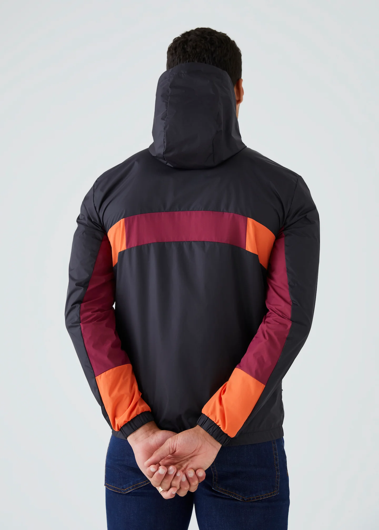Tiago Hooded Full Zip Jacket - Black - Image 2