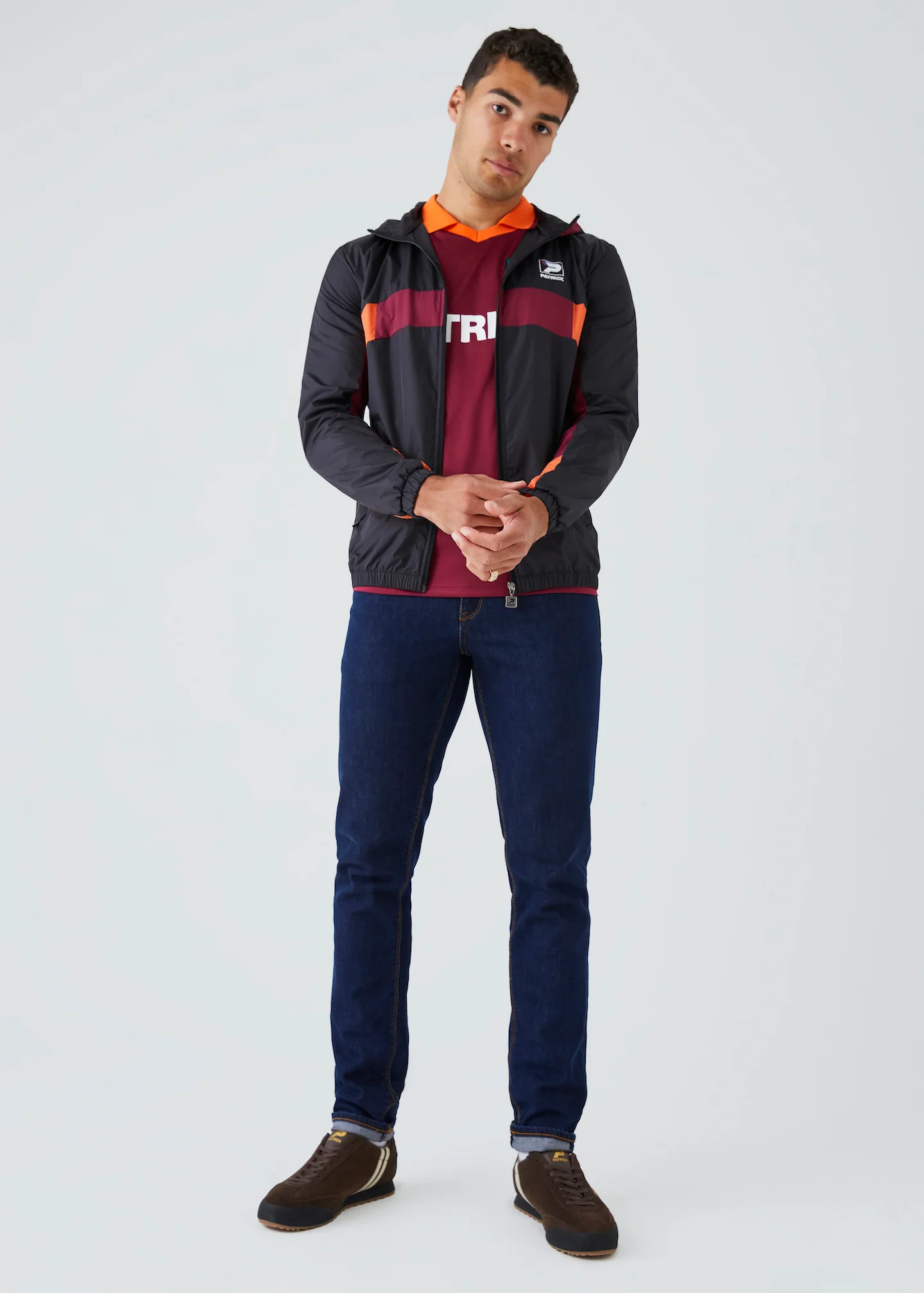 Tiago Hooded Full Zip Jacket - Black - Image 3